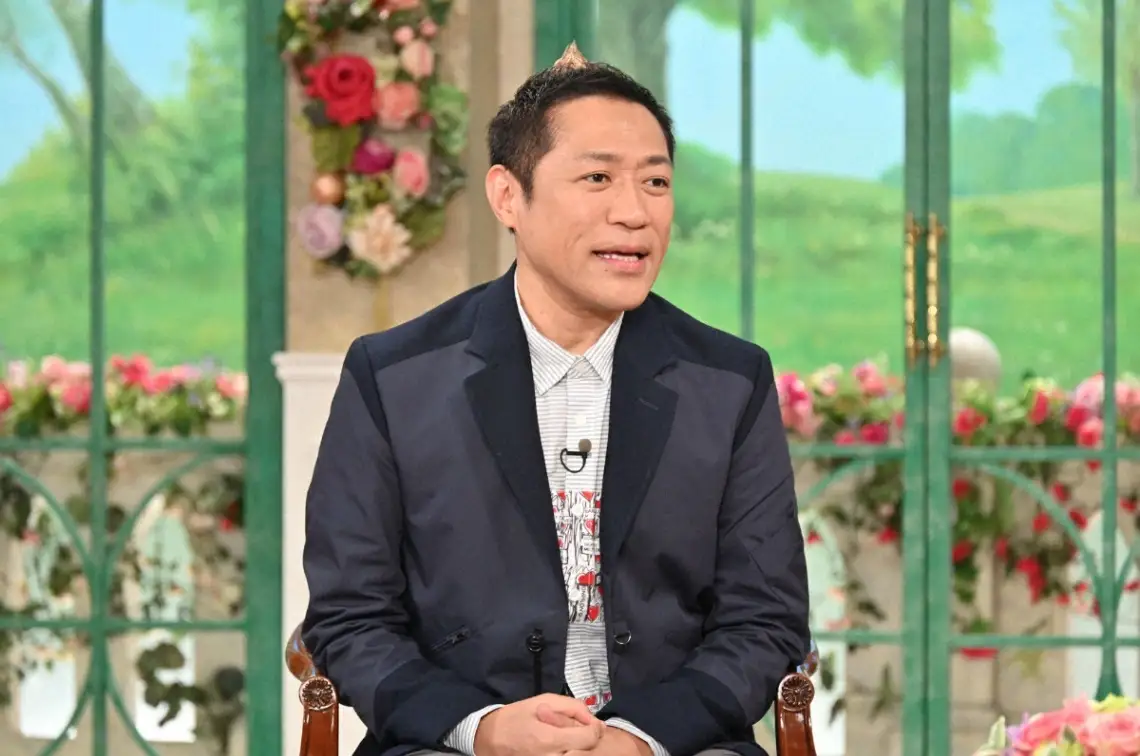 トーク番組「徹子の部屋」に出演するはなわさん＝テレビ朝日提供