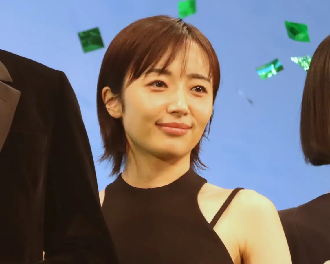 映画「ほどなく、お別れです」の完成披露舞台あいさつに登場した森田望智さん