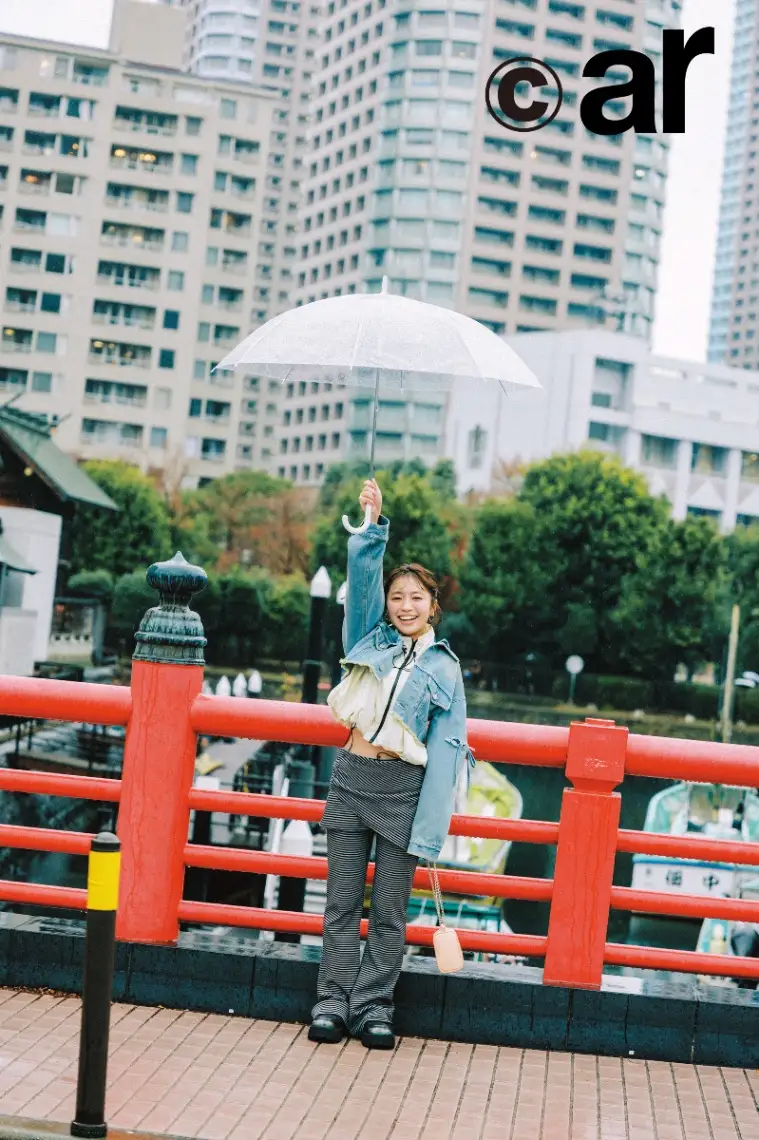 女性ファッション誌「ar」3月号に登場した大原優乃さん