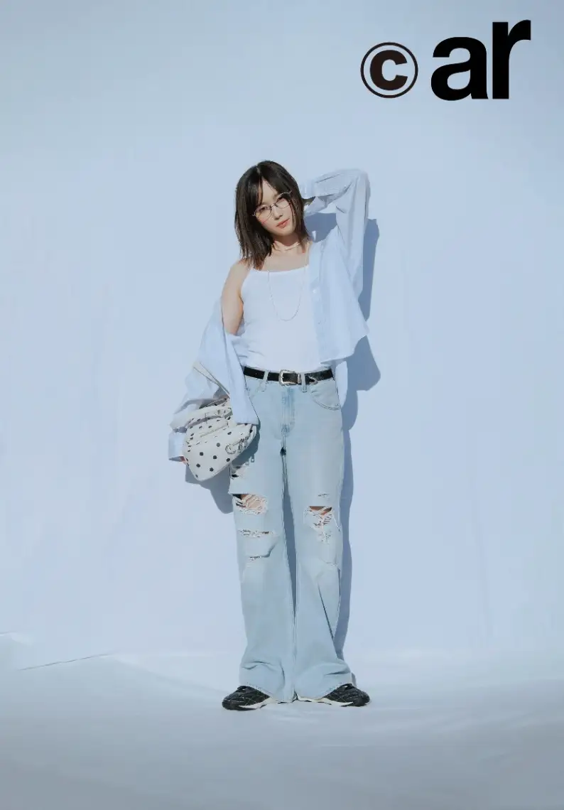 女性ファッション誌「ar」3月号に登場した本田翼さん